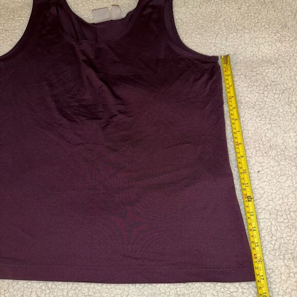 Chicos Women’s Dark Purple Plum Basic Tank Top Size 3 (XL) EUC; No Flaws - Picture 8 of 10